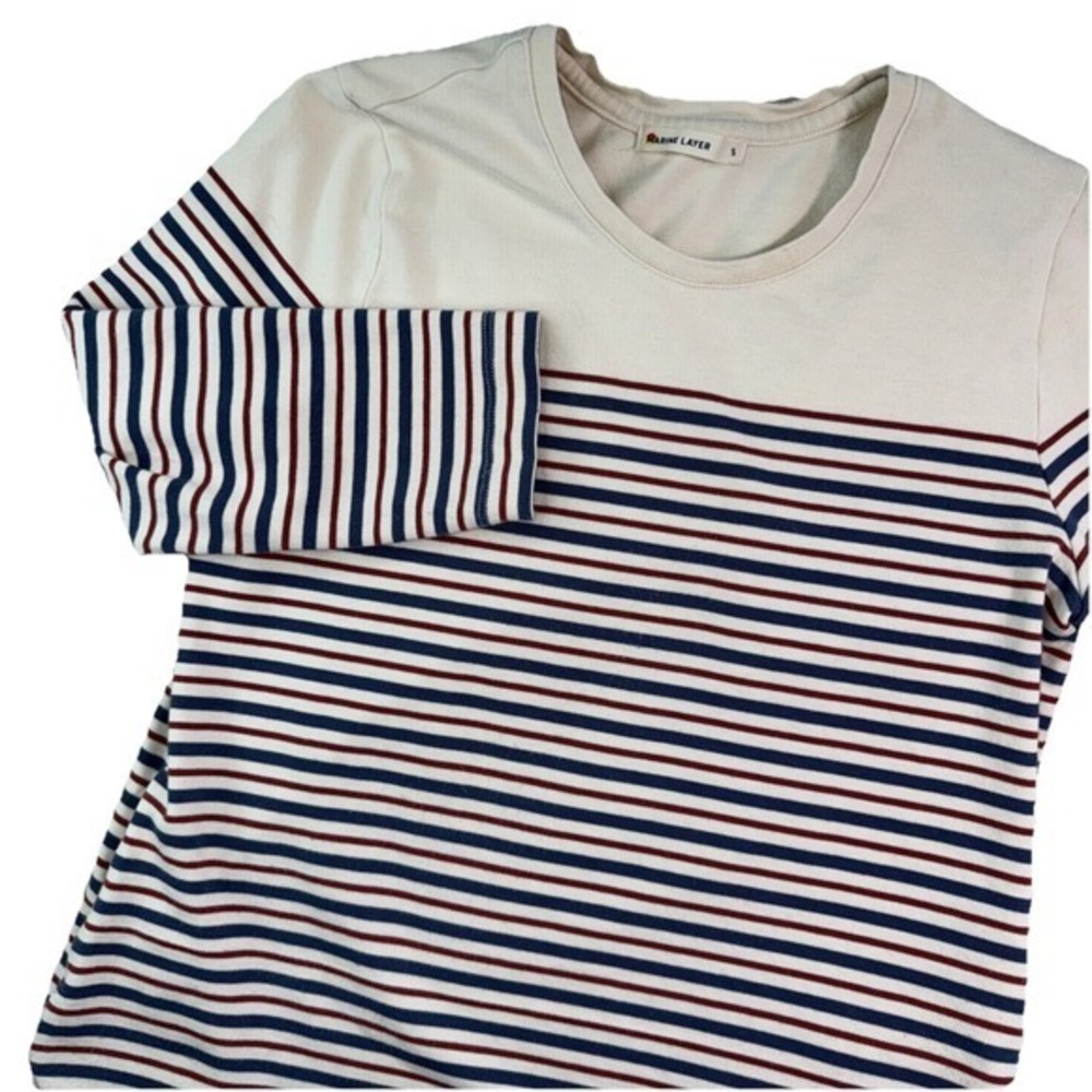 Marine Layer Striped April Dress Small Knit Pockets Mini Nautical Coastal